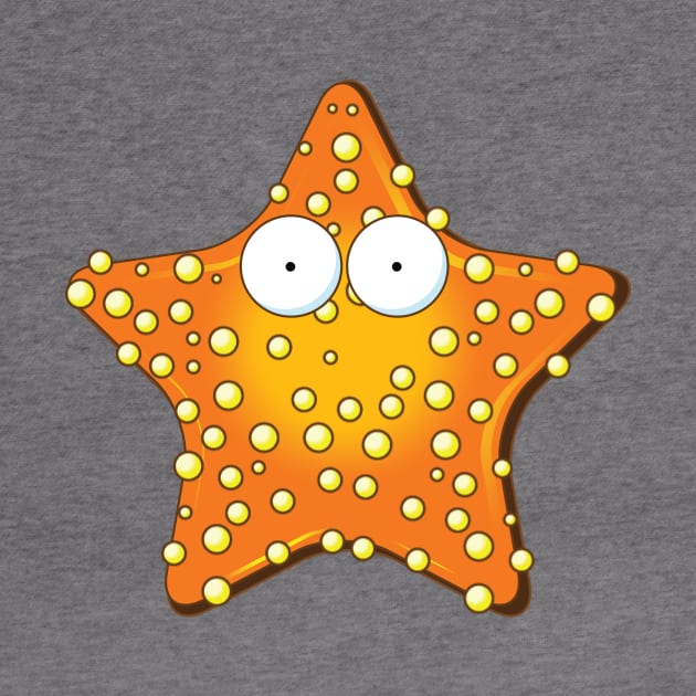 Cartoon Starfish by nickemporium1